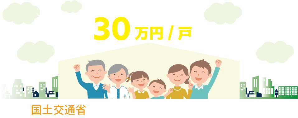 リフォームで最大30万円/戸もらえる 国土交通省 こどもエコすまい支援事業 2023年12月31日まで ※予算なくなり次第終了
