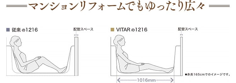 マンションリフォームでもゆったり広々