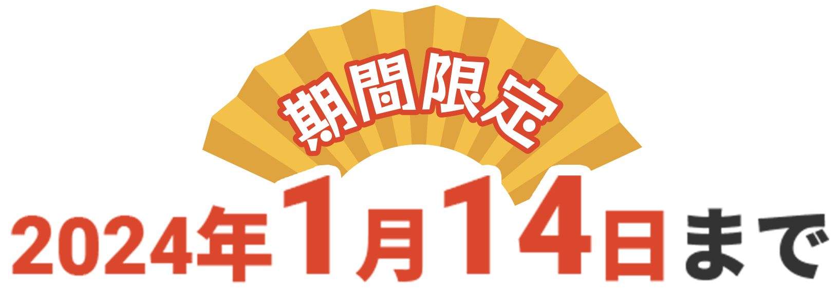 期間限定 2024年1月14日まで